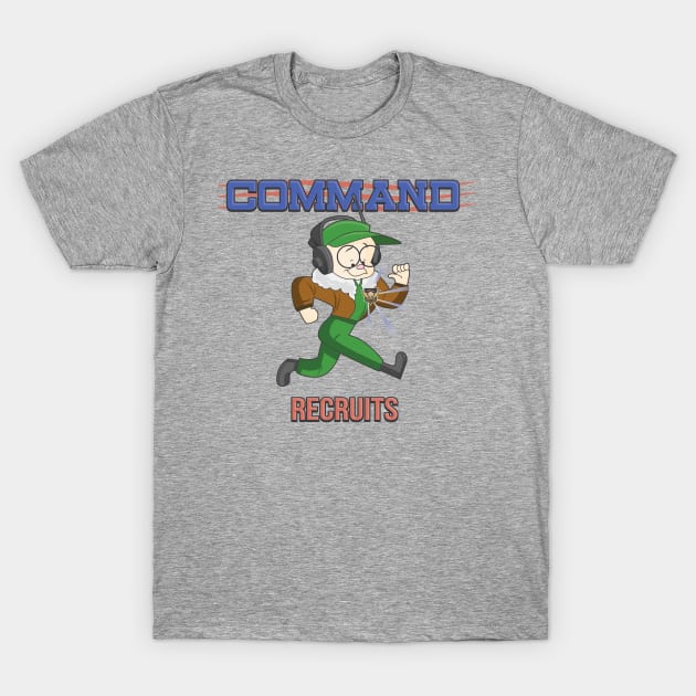 Command Recruits Retro T-Shirt by DeepDiveThreads